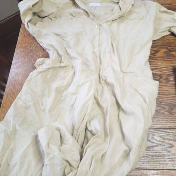 Myrah Penaloza Mars Playsuit  in tan missing waist tie! - Picture 2 of 6